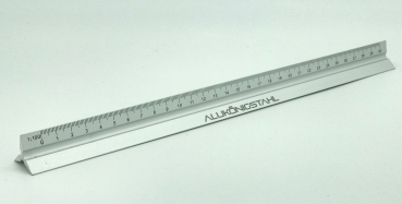 Alu-Dreikantlineal